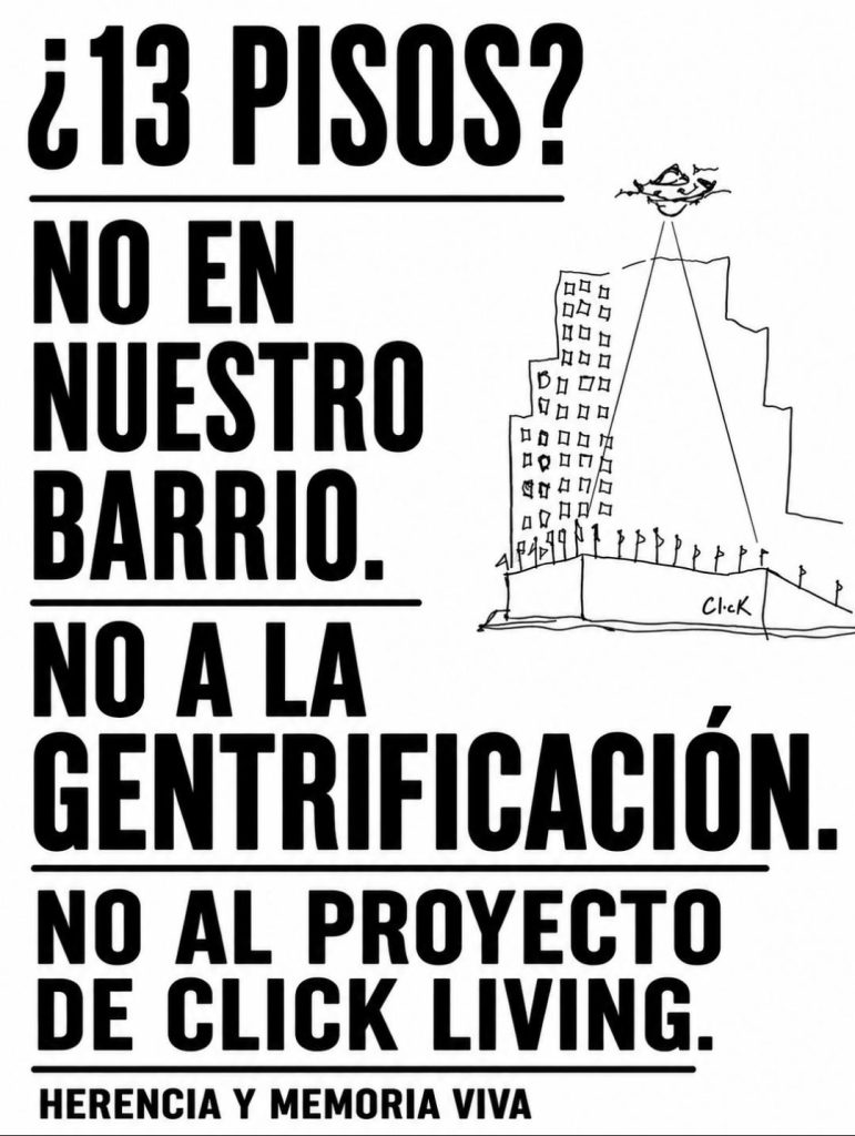 cartel contra click living