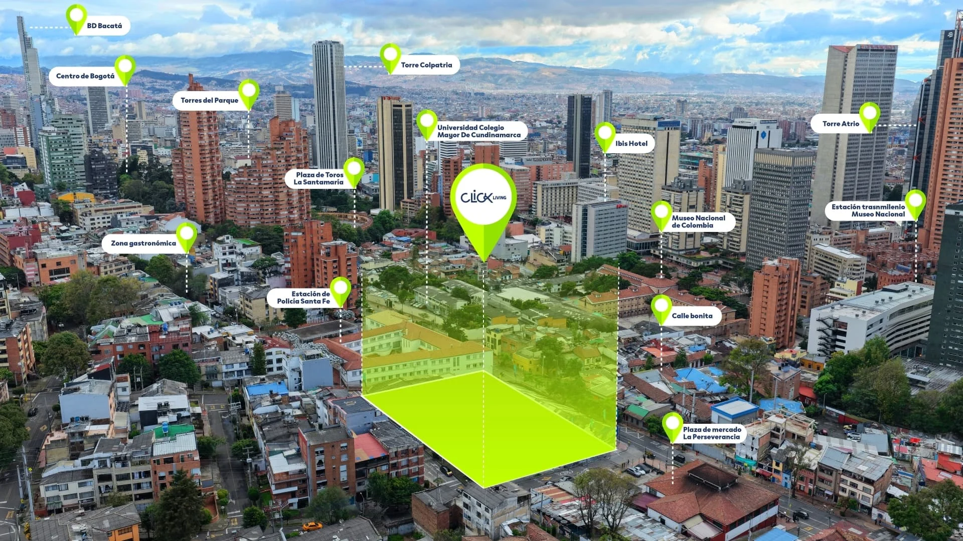 La Macarena y la Perseverancia: una disputa por el derecho a habitar 9 Click Living La Macarena | © Arquitectura y concreto